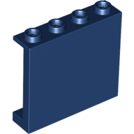 Lego panel, zeď 1x4x3, tmavě modrá (6025377)
